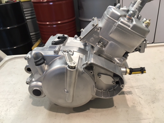 Cagiva Mito 125 complete engine after vapour blasting