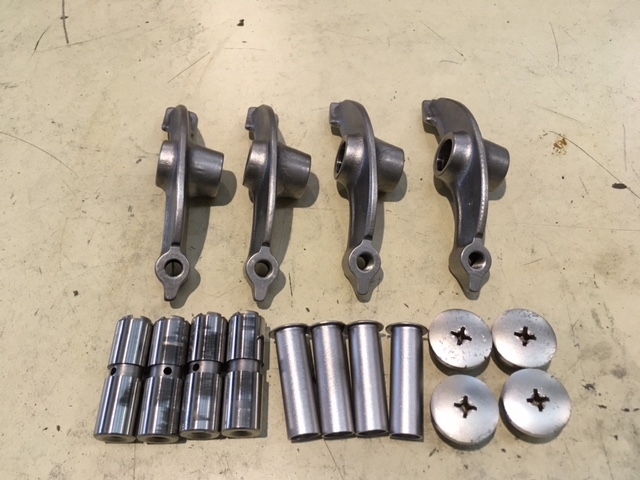 Yamaha XS650 Valve Train Components, after vapour blasting