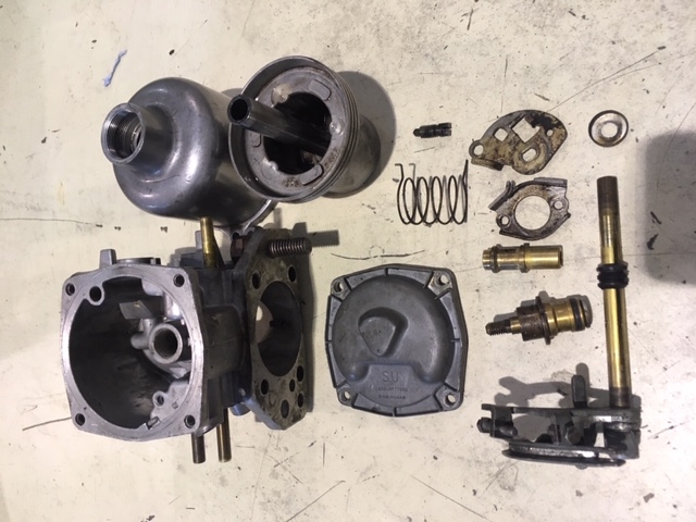 SU Carb Dissassemby Prior to Vapour Blasting